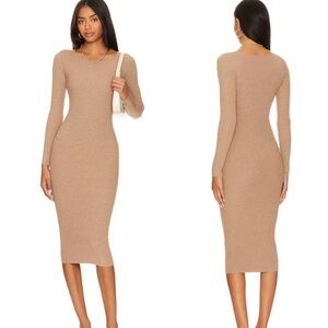 knee length dresses for ladies Ondine Wrap Midi Dress, Sky / 2